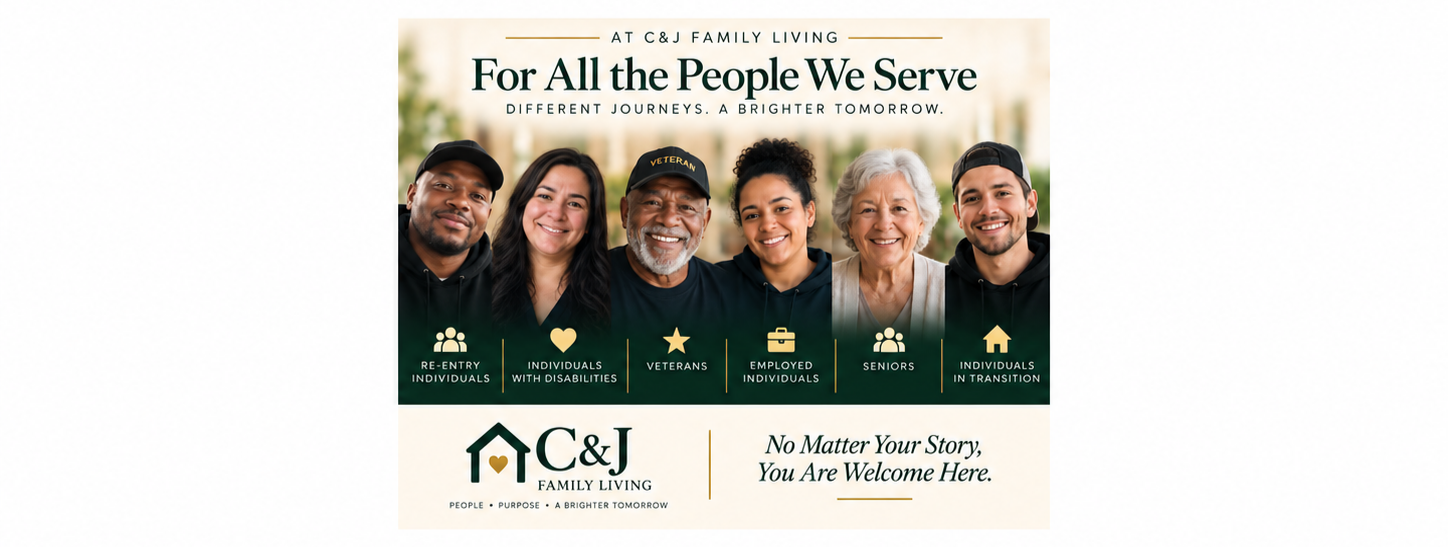 Adults in a supportive community environment